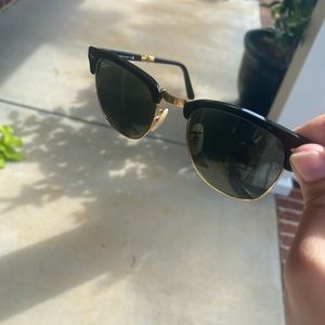 Authentic Ray-Ban Clubmaster Folding Sunglasses